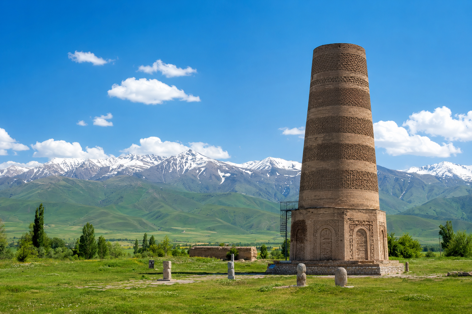 Kyrgyzstan skyline