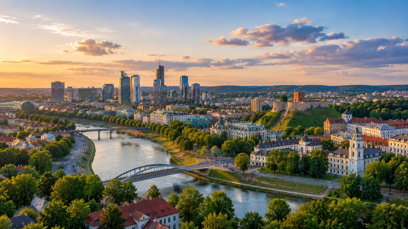 Lithuania skyline