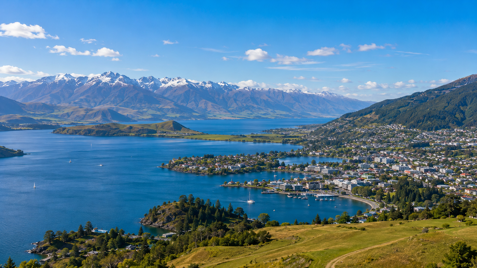 New Zealand skyline