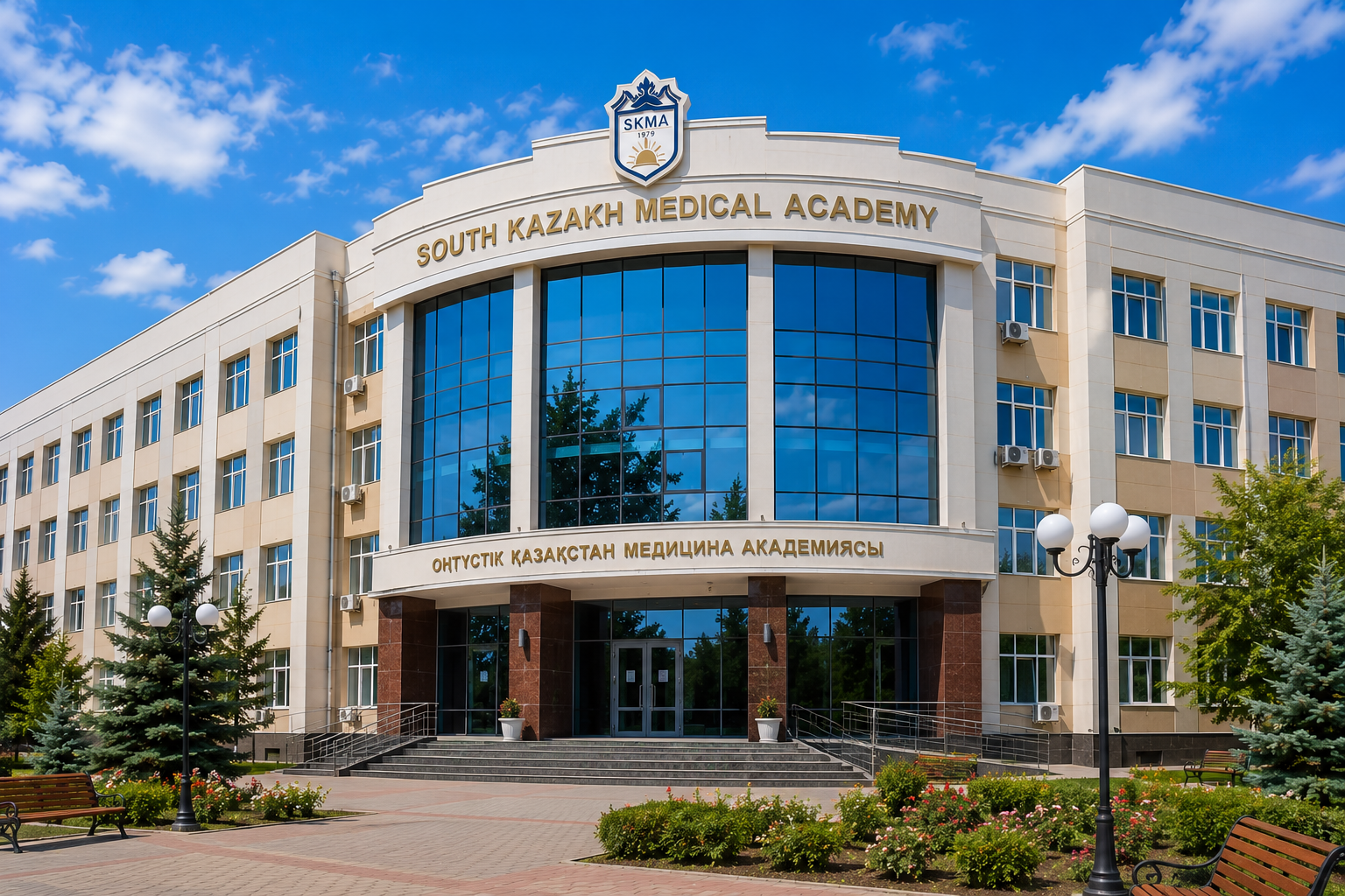 South Kazakh Medical Academy campus view 3